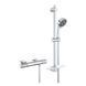 Термостат для душа с душевым гарниуром Grohe QuickFix Precision Feel (цвет - хром) 34791000 34791000 &mdash; фото в Esantehnika