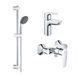 Комплект смесителей для душа Grohe QuickFix Start Edge ColdStart (цвет - хром) UA202502SE UA202502SE &mdash; фото в Esantehnika