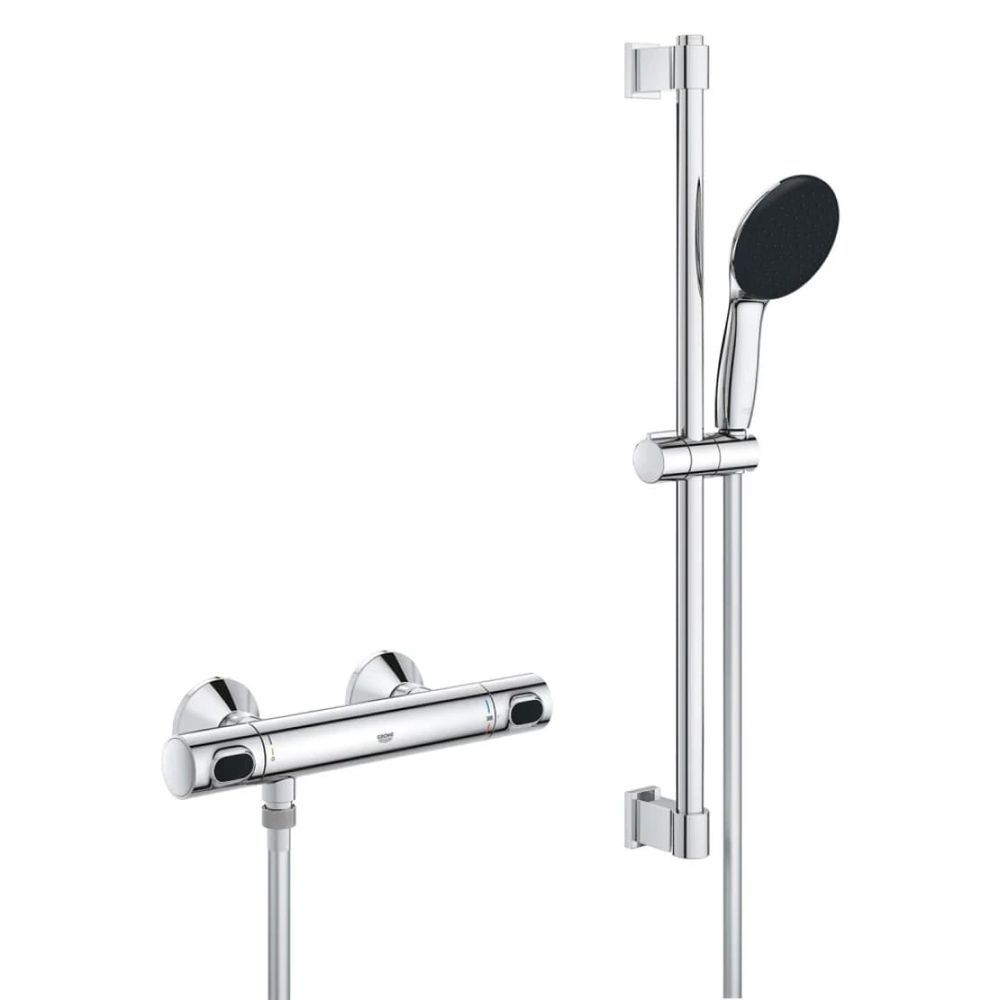 Комплект змішувачів для душу із термостатом Grohe QuickFix Precision Flow&Start Edge (UA202503TS) UA202503TS &mdash; фото в Esantehnika