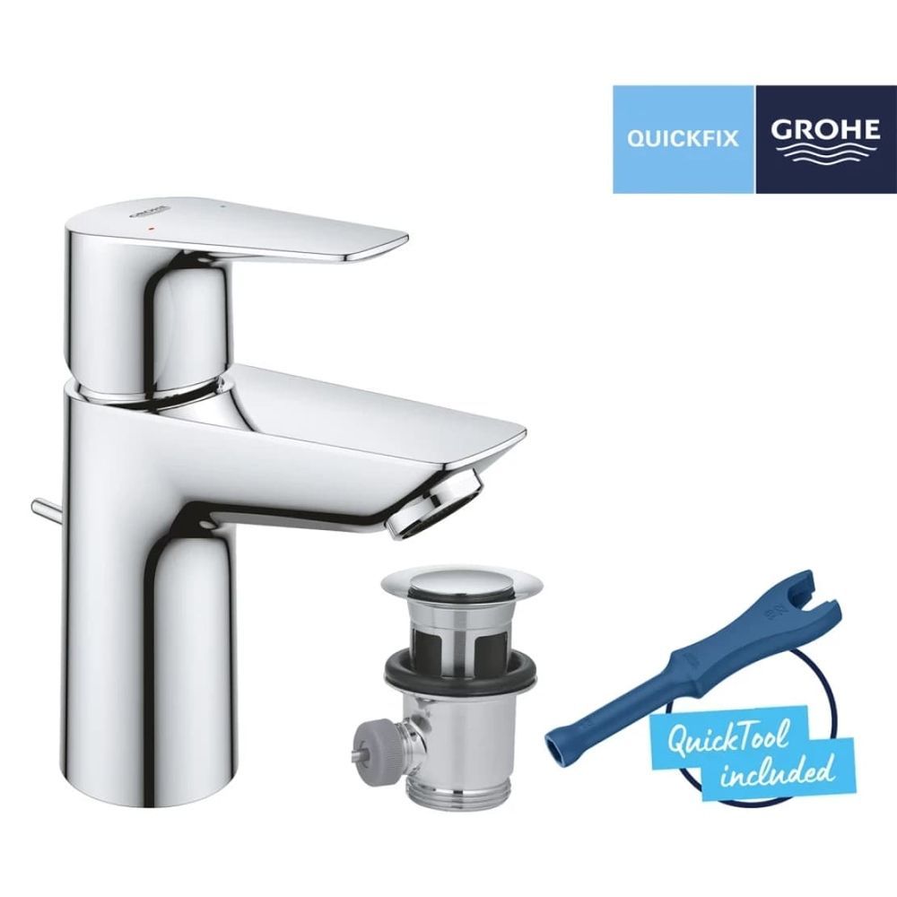 Комплект змішувачів для душу із термостатом Grohe QuickFix Precision Flow&Start Edge (UA202503TS) UA202503TS &mdash; фото в Esantehnika