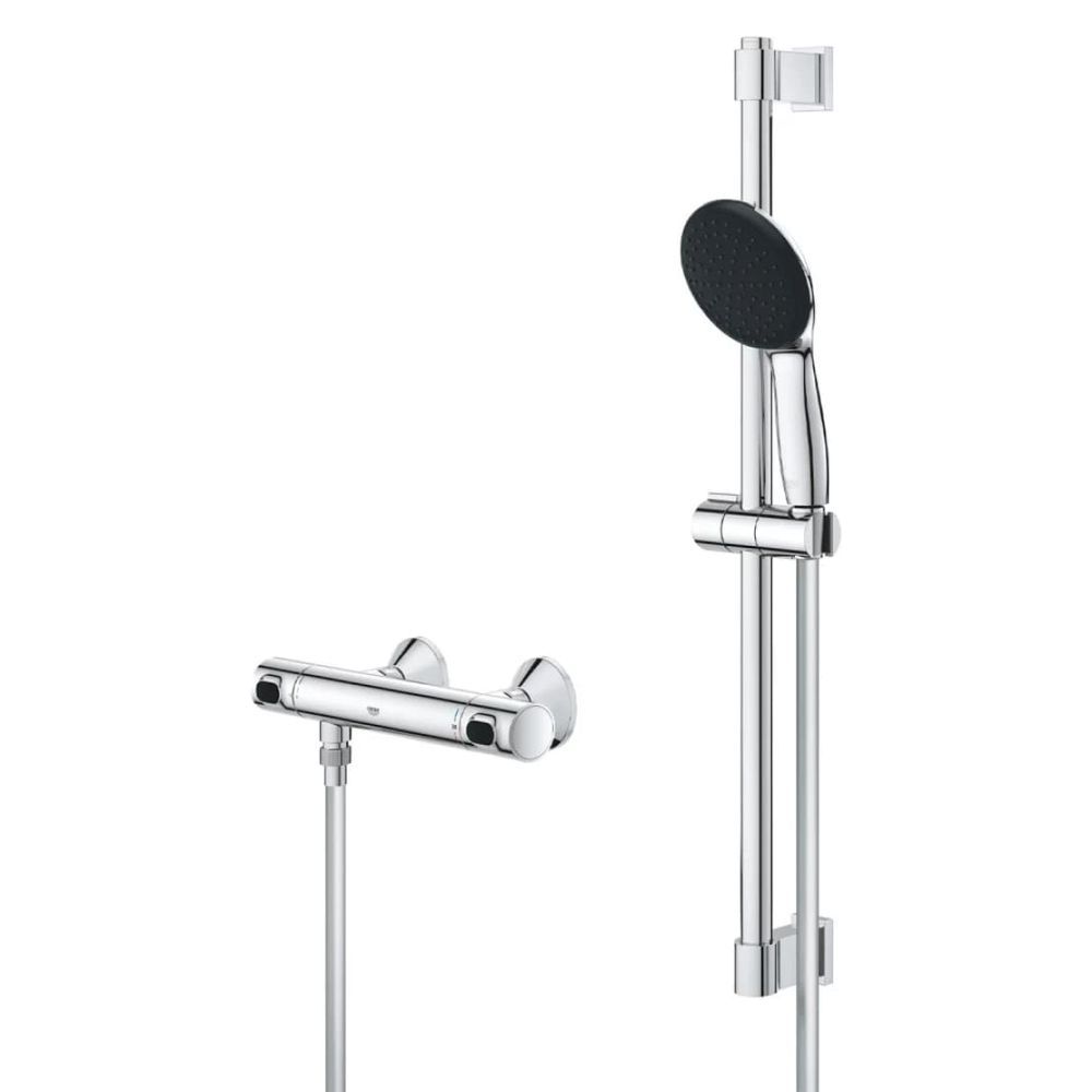 Комплект змішувачів для душу із термостатом Grohe QuickFix Precision Flow&Start Edge (UA202503TS) UA202503TS &mdash; фото в Esantehnika