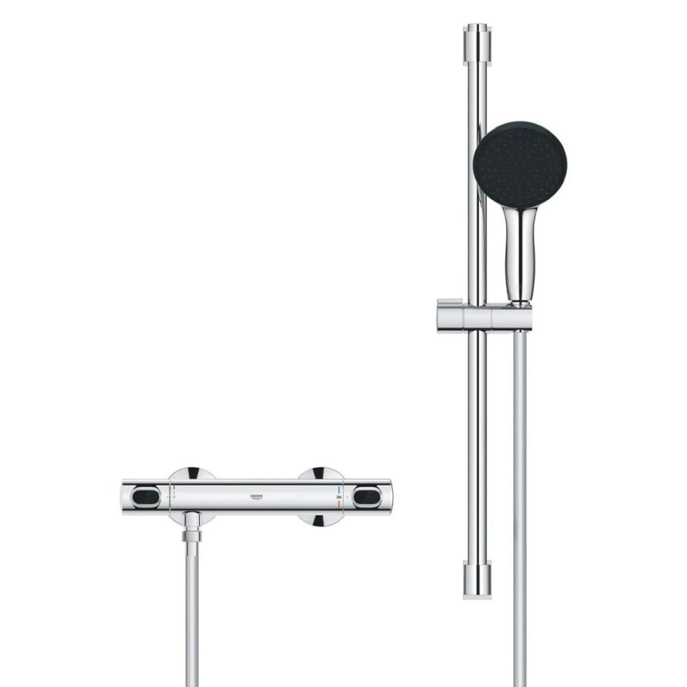 Комплект змішувачів для душу із термостатом Grohe QuickFix Precision Flow&Start Edge (UA202503TS) UA202503TS &mdash; фото в Esantehnika