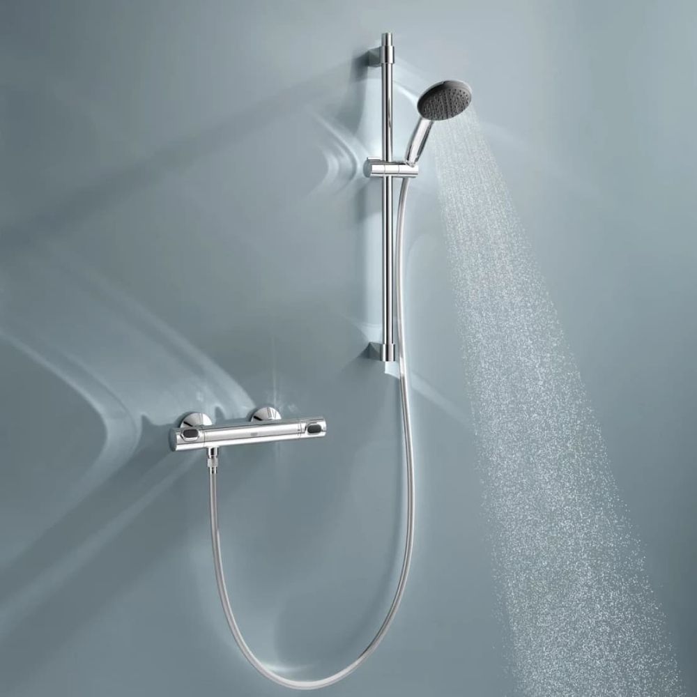Комплект змішувачів для душу із термостатом Grohe QuickFix Precision Flow&Start Edge (UA202503TS) UA202503TS &mdash; фото в Esantehnika