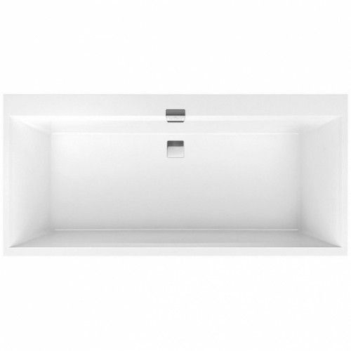 Ванна квариловая Villeroy & Boch Squaro Edge 180 х 80 х h47,5 см, альпийский белый + ножки и сифон в комплекте UBQ180SQE2DV-01 UBQ180SQE2DV-01 &mdash; фото в Esantehnika