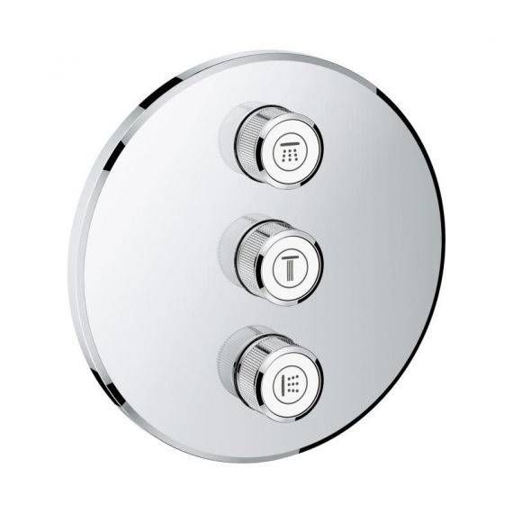Зовнішня частина Grohe Grohtherm SmartControl для вентиля на 3 виходи 29122000 29122000 &mdash; фото в Esantehnika