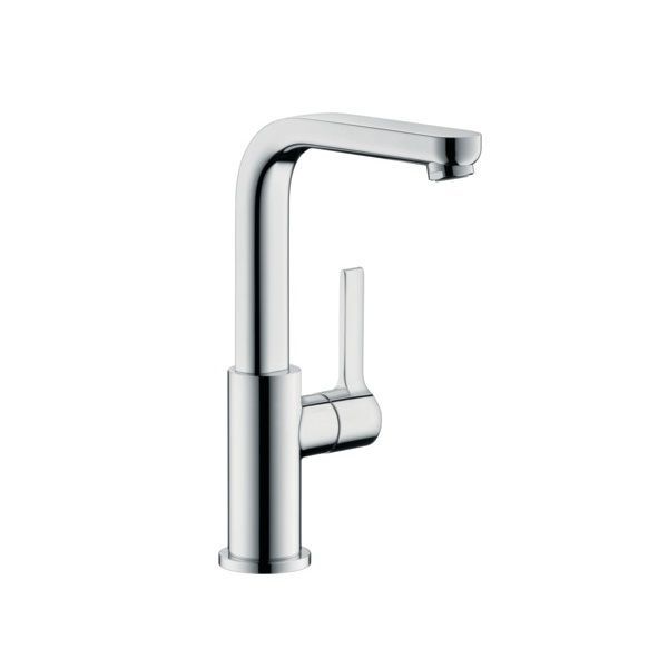 Змішувач для раковини, одноважільний Hansgrohe Metris S (колір - хром), з донним клапаном 31159000 31159000 &mdash; фото в Esantehnika