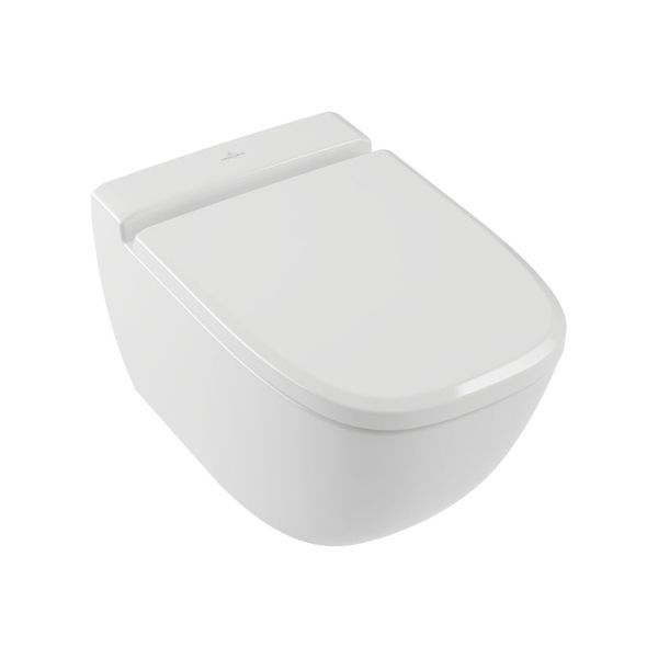 Унитаз подвесной Villeroy & Boch Antheus в комплекте с сидением Soft Close, альпийский белый CeramicPlus 4608R0R1+8M18S1R1 4608R0R1+8M18S1R1 &mdash; фото в Esantehnika