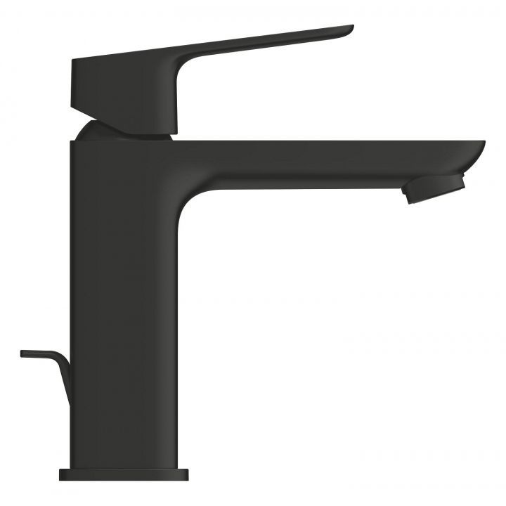Смеситель для раковины M-размера Grohe Cubeo чёрный матовый (1017492430) 1017492430 &mdash; фото в Esantehnika