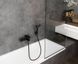 Набор смесителей Hansgrohe EcoSmart для ванны Vernis Blend MB 100 (71551670+71440670+26423670), черный матовый (20230001) 20230001 &mdash; фото в Esantehnika