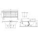 Ванна квариловая Villeroy & Boch Squaro Edge 180 х 80 х h47,5 см, альпийский белый + ножки и сифон в комплекте UBQ180SQE2DV-01 UBQ180SQE2DV-01 &mdash; фото в Esantehnika