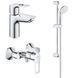 Набор смесителей 3 в 1 GROHE BAU LOOP NEW UA123220S0 UA123220S0 &mdash; фото в Esantehnika