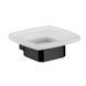 Мыльница подвесная Emco Loft Black, чёрный матовый/стекло матовое 0530 133 00 053013300 &mdash; фото в Esantehnika