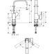 Змішувач для раковини Hansgrohe Metropol (32511000) 32511000 &mdash; фото в Esantehnika