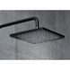 Верхний душ Hansgrohe Crometta E 240 х 240 мм, 1 тип струи, EcoSmart 9 л/мин (цвет - чёрный матовый) 26727670 26727670 &mdash; фото в Esantehnika
